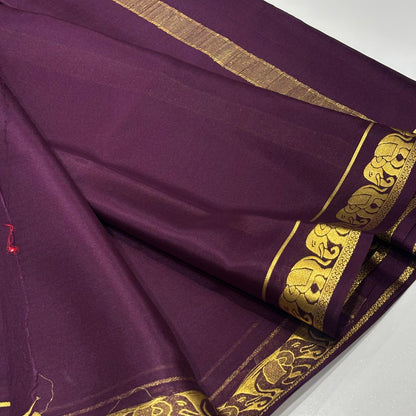 Pure Mysore Crepe Silk Saree