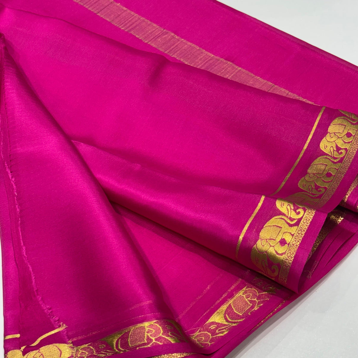 Pure Mysore Crepe Silk Saree