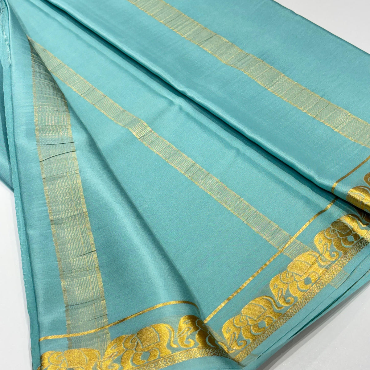 Pure Mysore Crepe Silk Saree