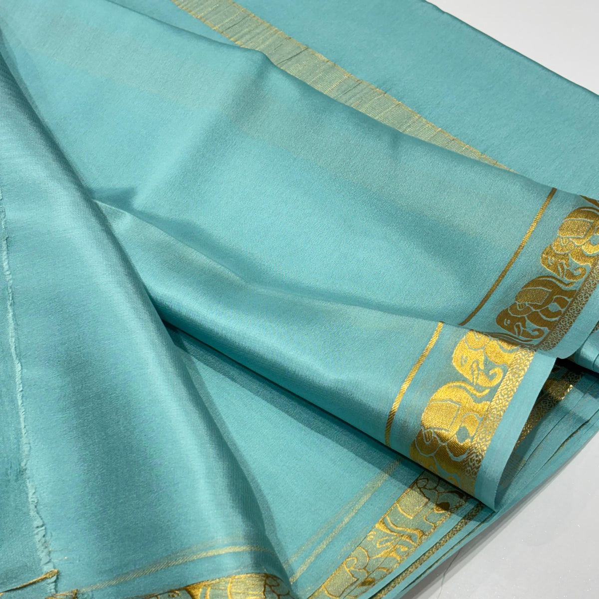Pure Mysore Crepe Silk Saree