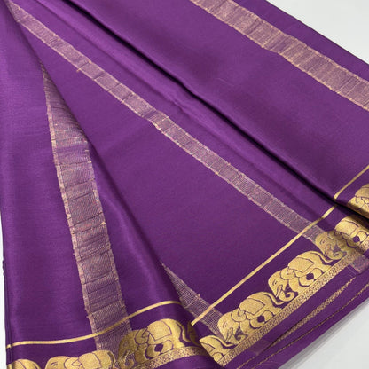 Pure Mysore Crepe Silk Saree