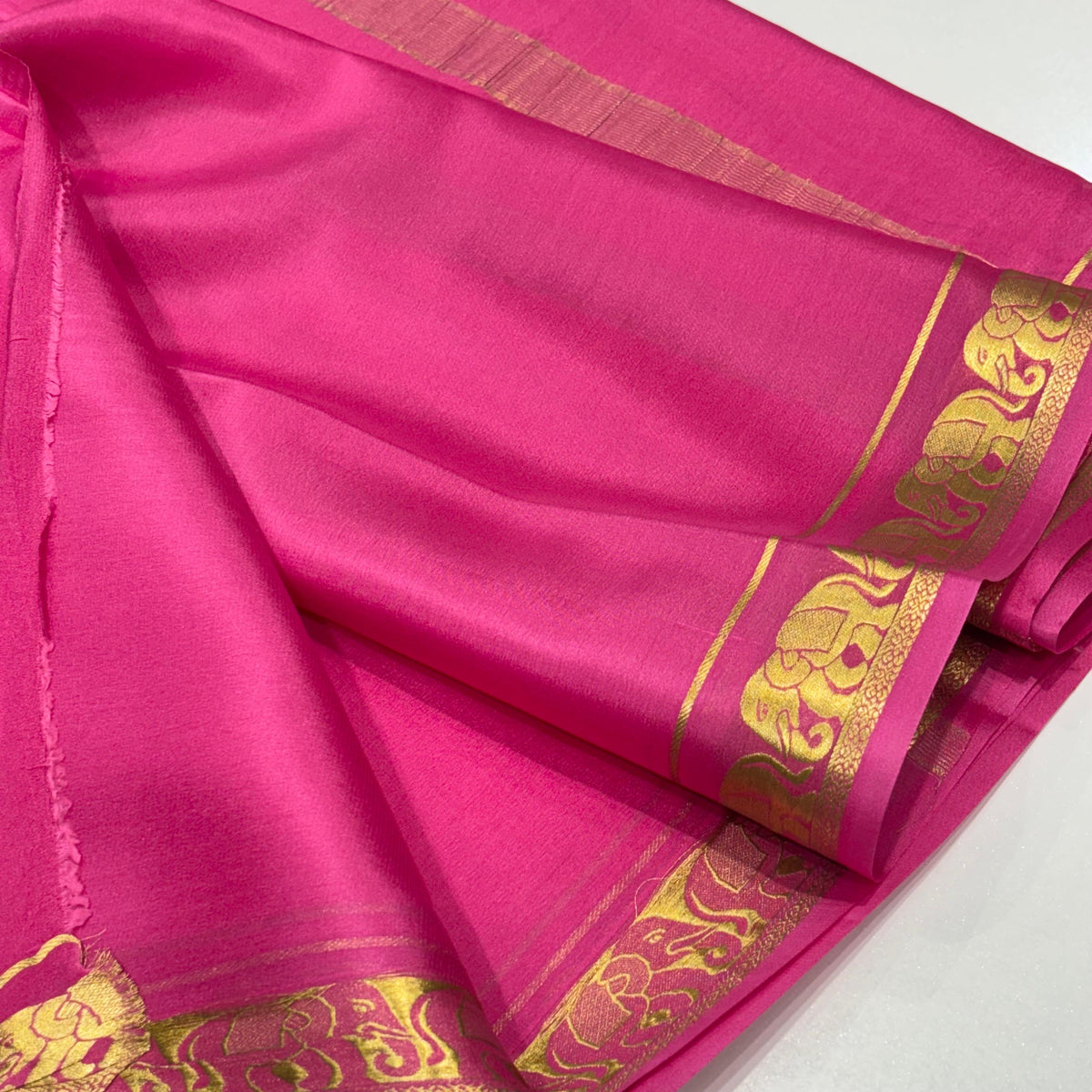 Pure Mysore Crepe Silk Saree
