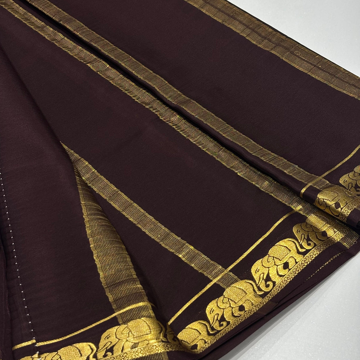 Pure Mysore Crepe Silk Saree