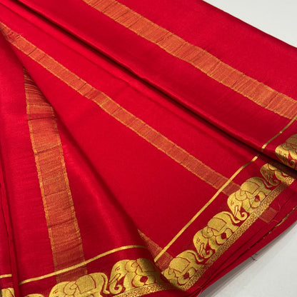 Pure Mysore Crepe Silk Saree