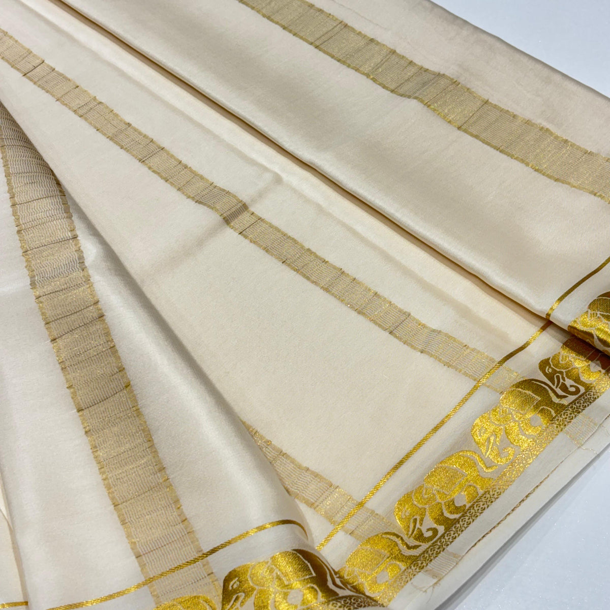 Pure Mysore Crepe Silk Saree