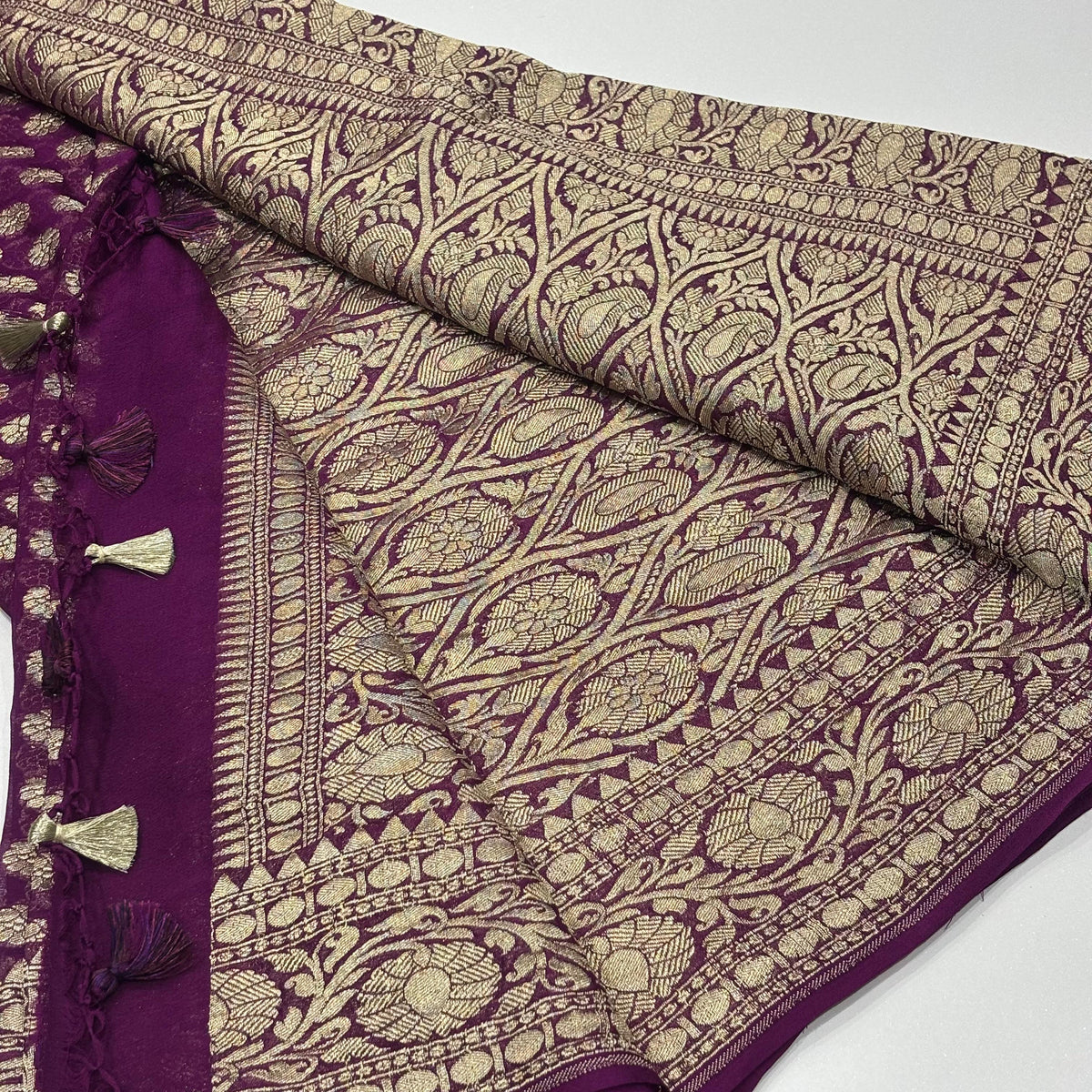 Khadi Georgette Saree