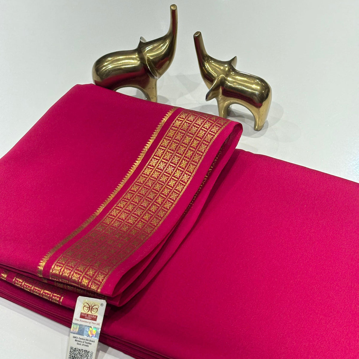Pure Mysore Crepe Silk Saree