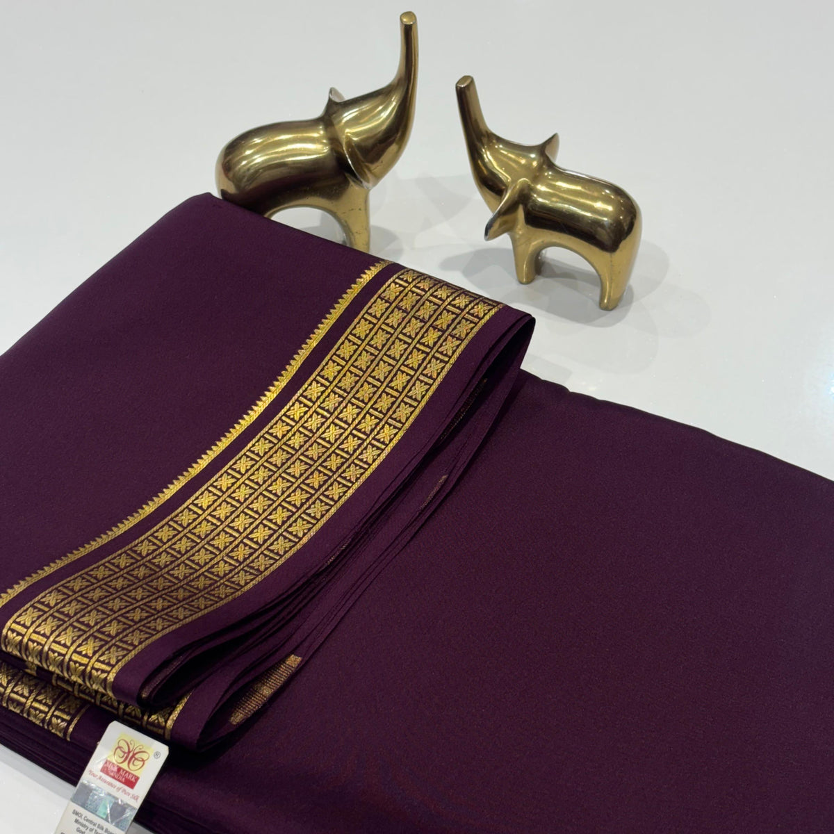 Pure Mysore Crepe Silk Saree