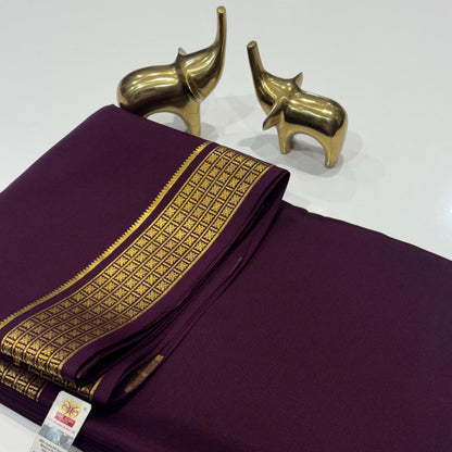 Pure Mysore Crepe Silk Saree