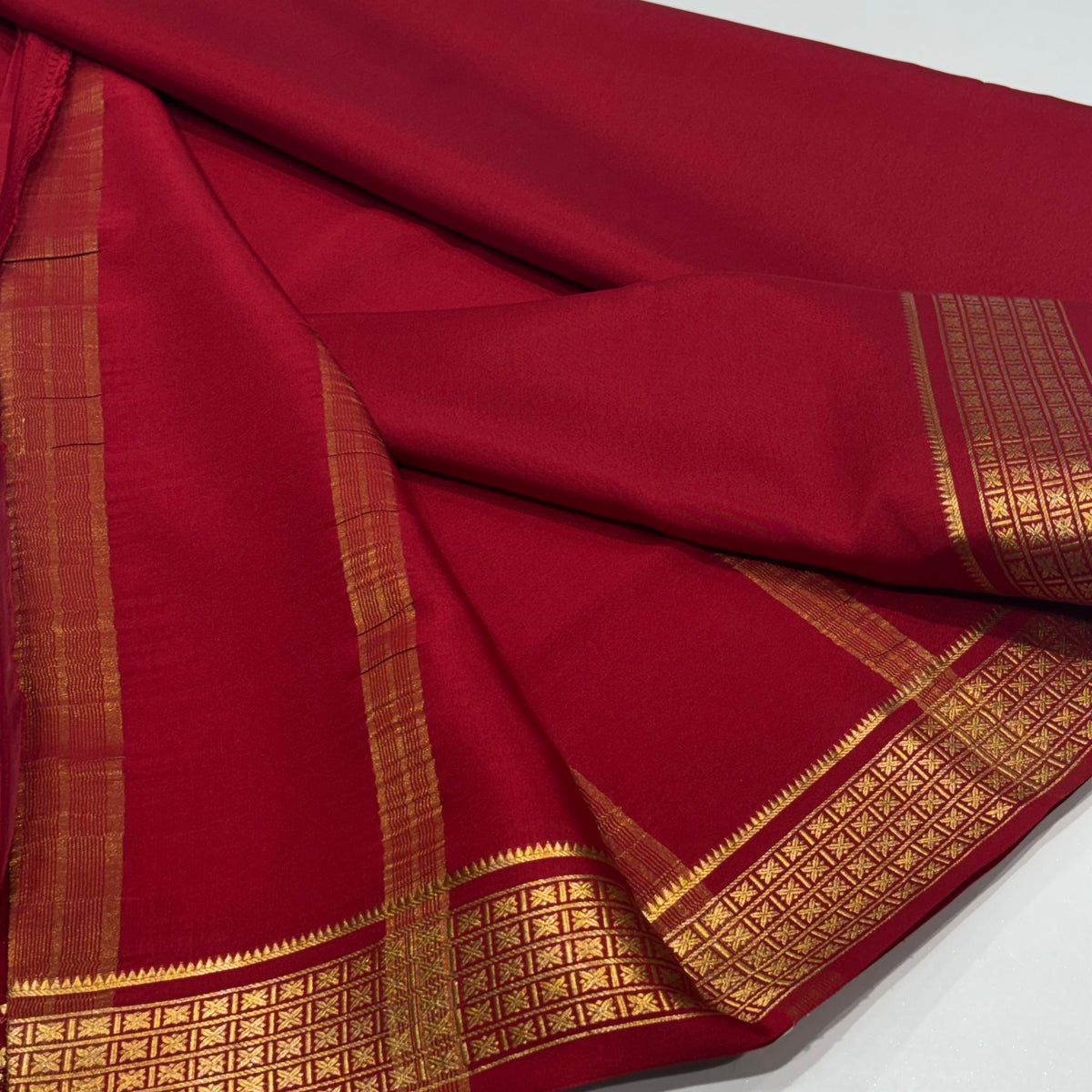 Pure Mysore Crepe Silk Saree