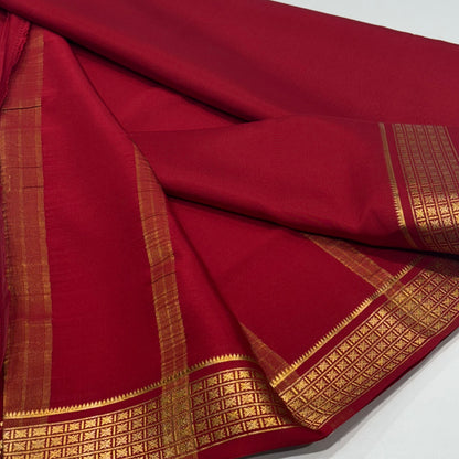 Pure Mysore Crepe Silk Saree