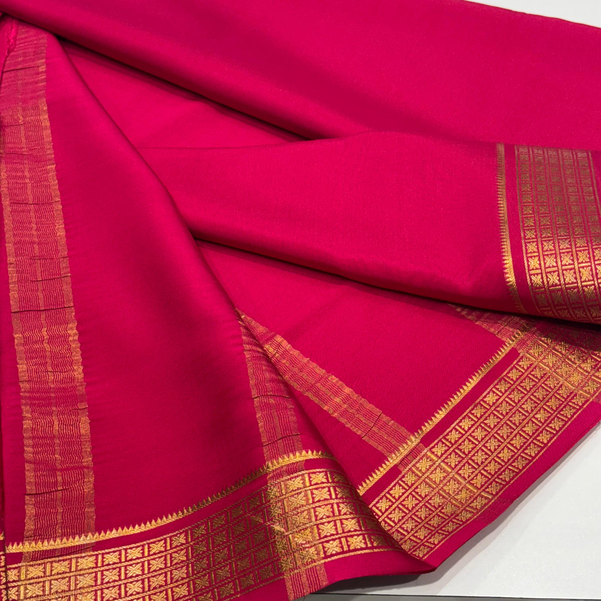 Pure Mysore Crepe Silk Saree