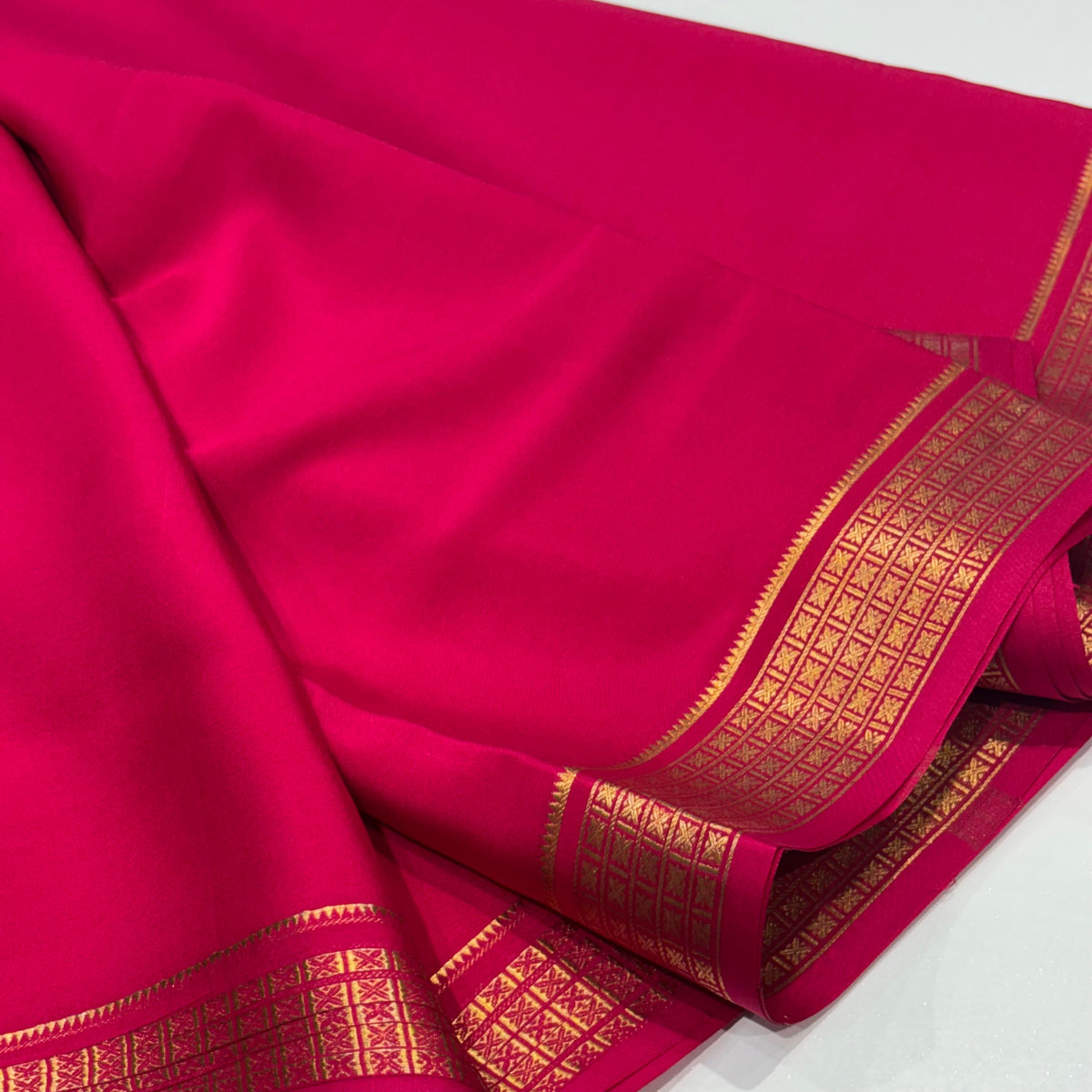 Pure Mysore Crepe Silk Saree