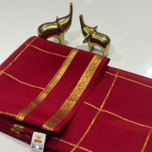 Pure Mysore Crepe Silk Saree
