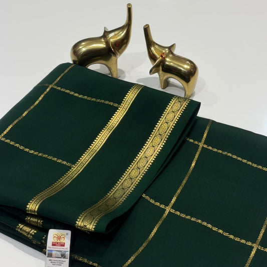 Pure Mysore Crepe Silk Saree