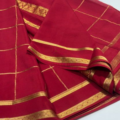 Pure Mysore Crepe Silk Saree