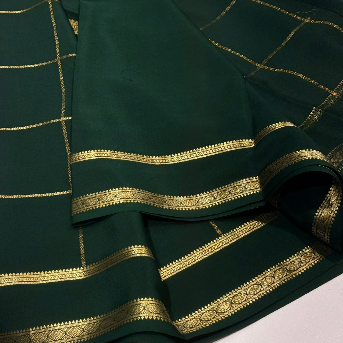 Pure Mysore Crepe Silk Saree