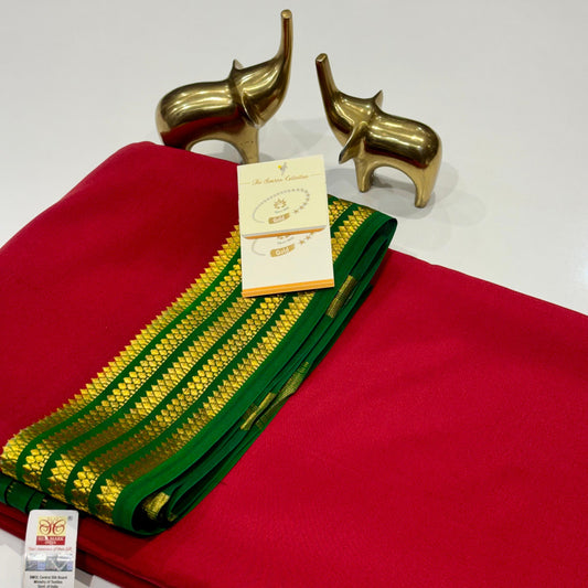 Pure Zari Mysore Silk Saree
