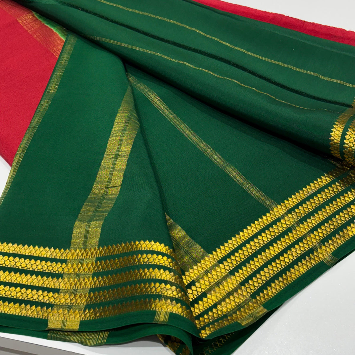 Pure Zari Mysore Silk Saree