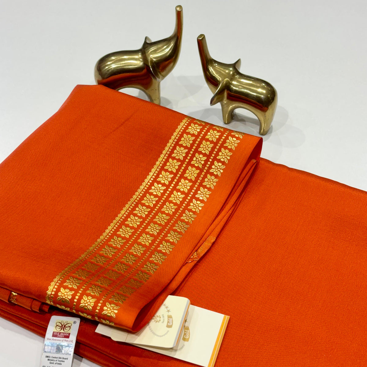 Pure Zari Mysore Silk Saree