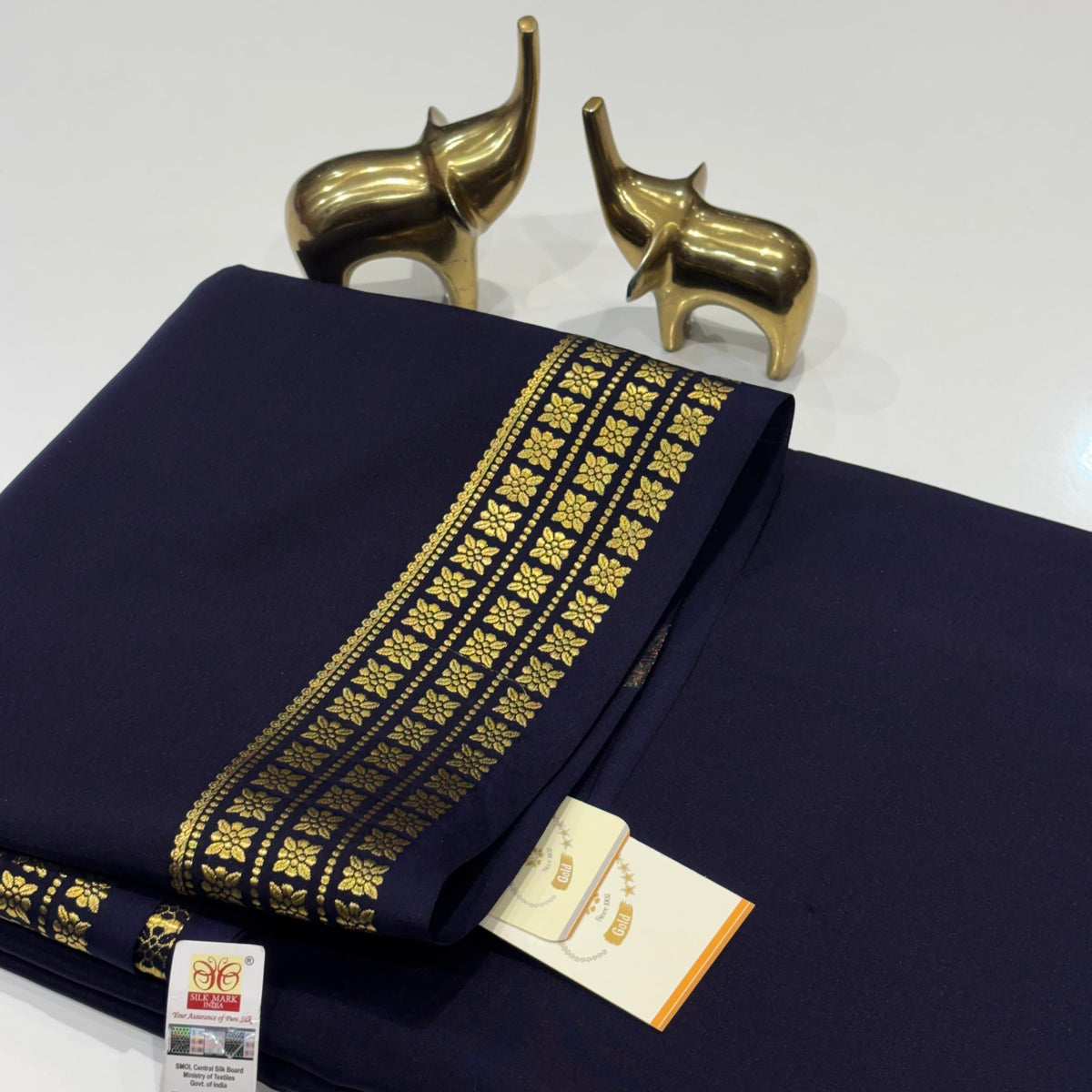 Pure Zari Mysore Silk Saree