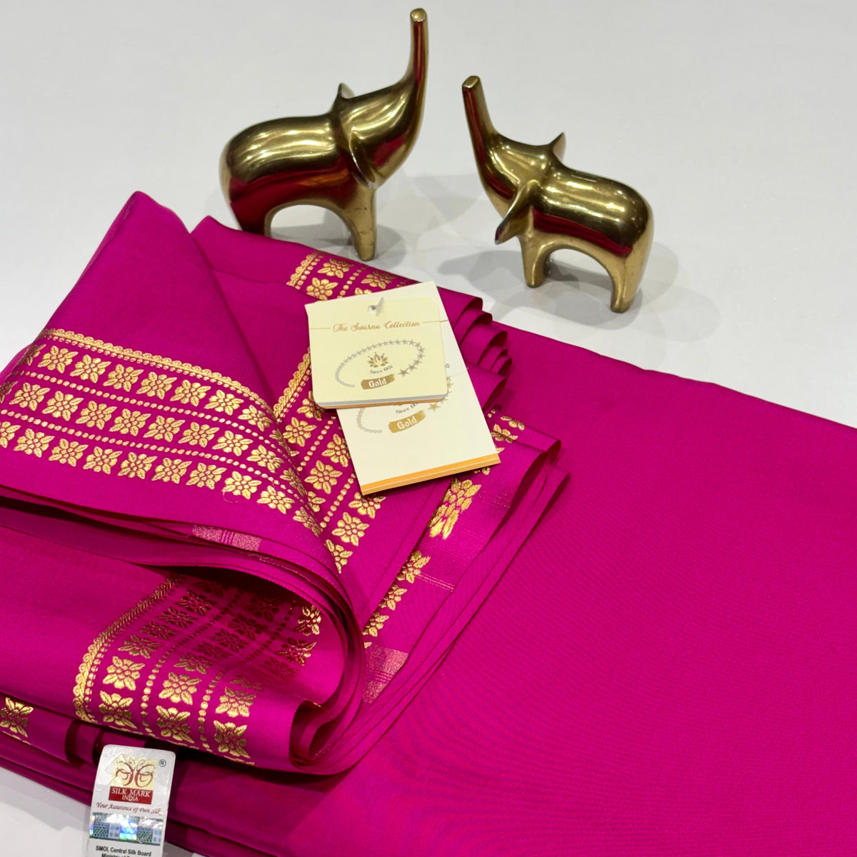 Pure Zari Mysore Silk Saree