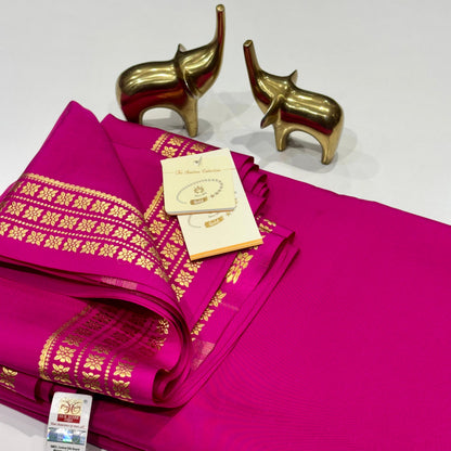 Pure Zari Mysore Silk Saree