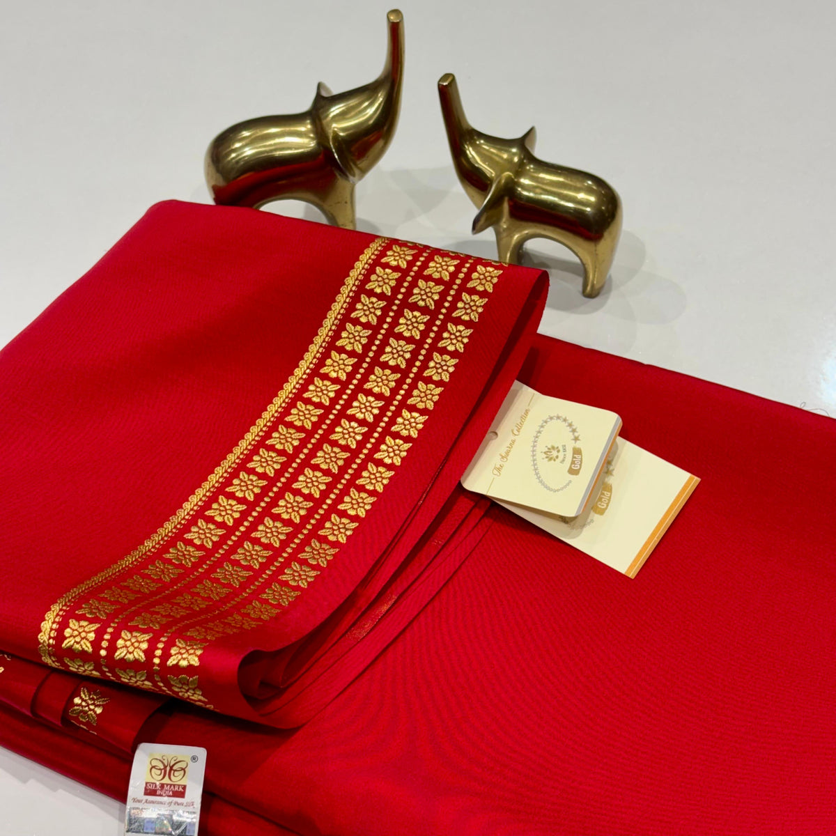 Pure Zari Mysore Silk Saree