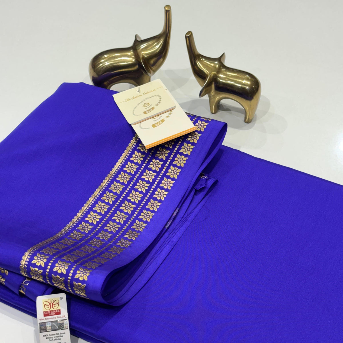 Pure Zari Mysore Silk Saree