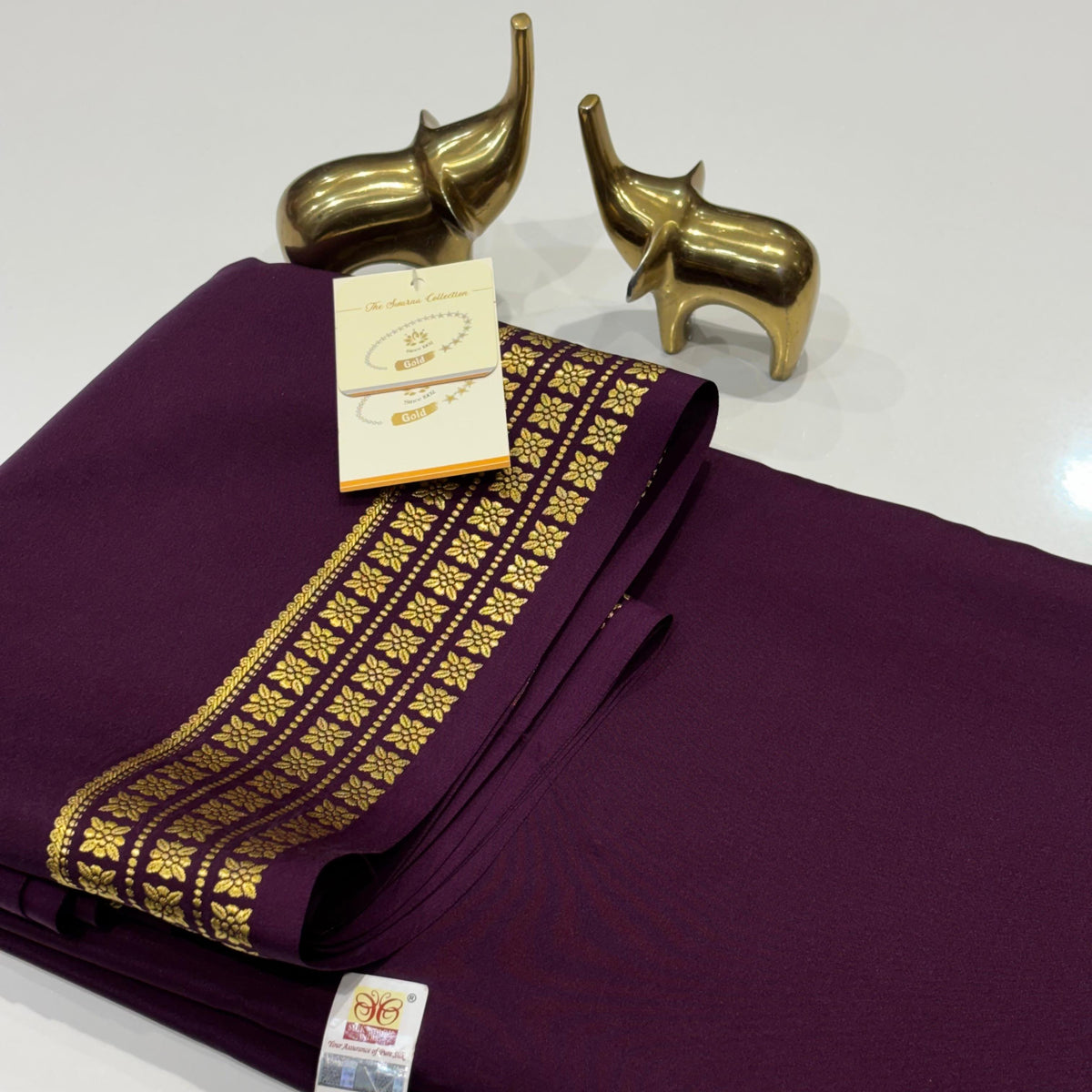 Pure Zari Mysore Silk Saree