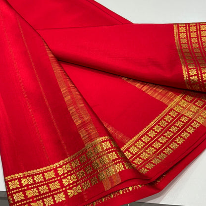 Pure Zari Mysore Silk Saree