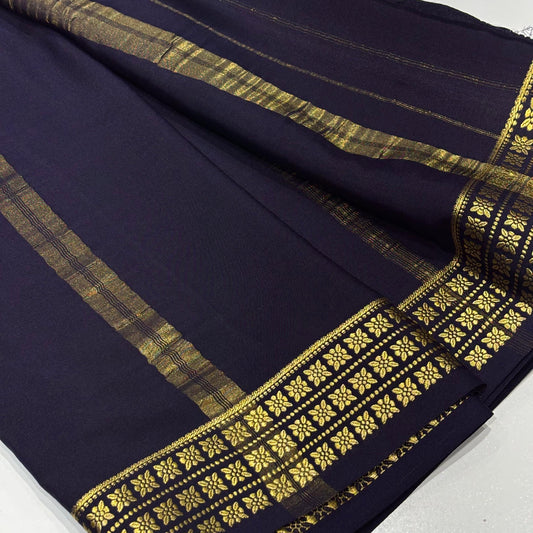 Pure Zari Mysore Silk Saree