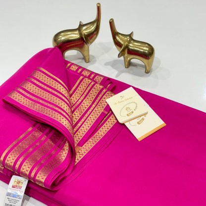 Pure Zari Mysore Silk Saree