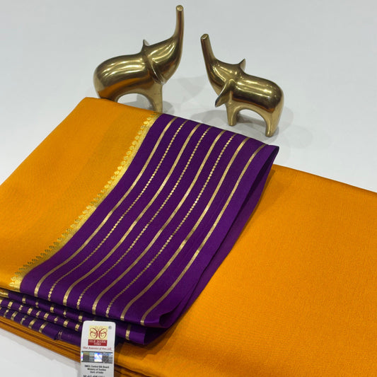 Pure Mysore Crepe Silk Saree