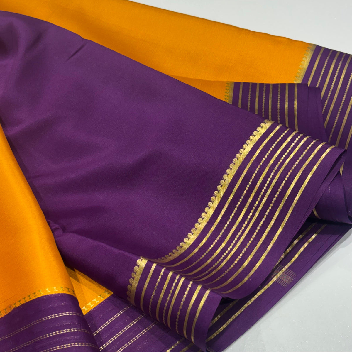 Pure Mysore Crepe Silk Saree