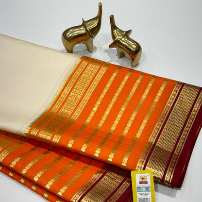 Pure 3D Mysore Silk Saree