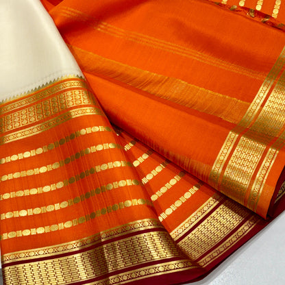 Pure 3D Mysore Silk Saree
