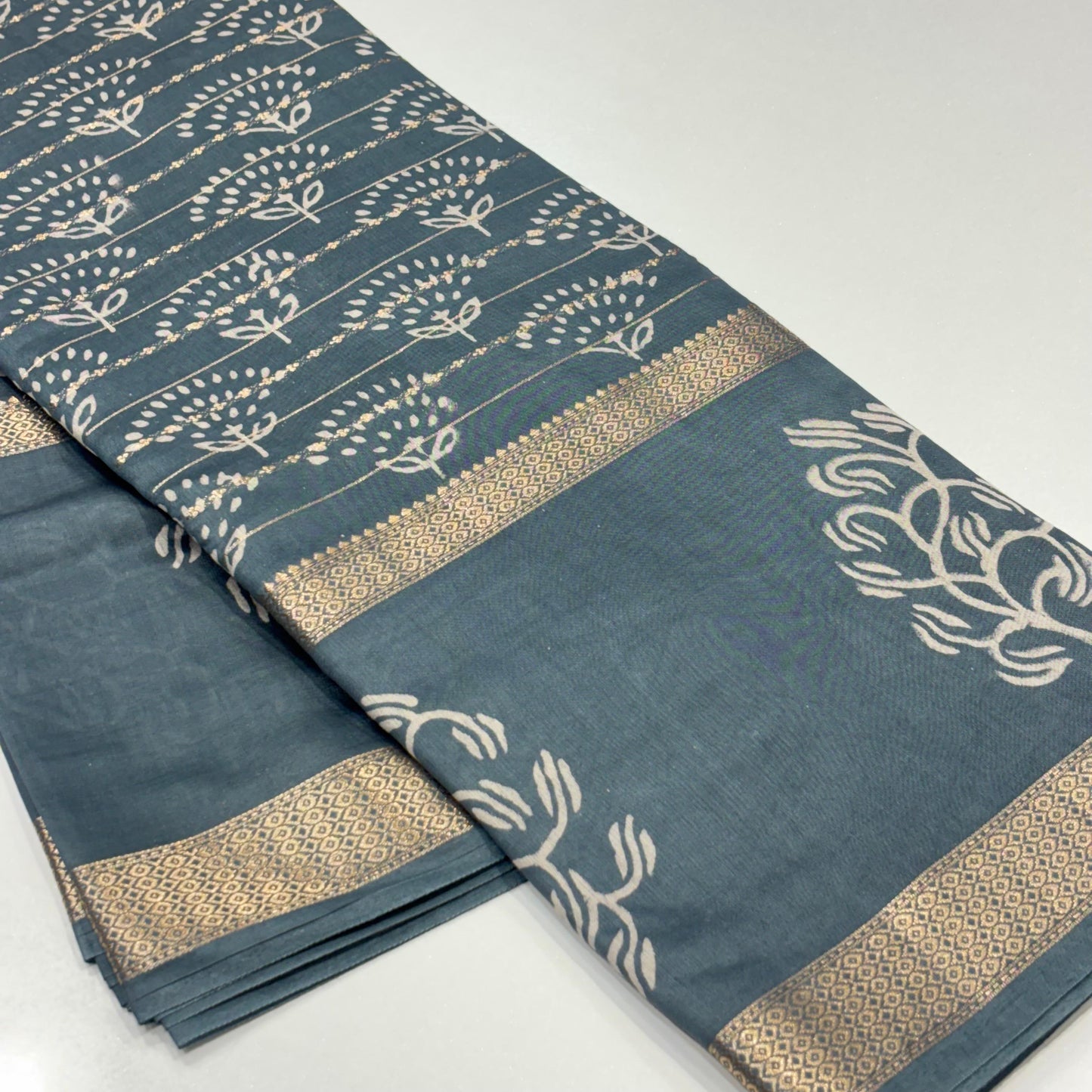 Mul Chanderi Cotton Saree