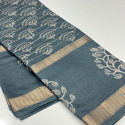 Mul Chanderi Cotton Saree