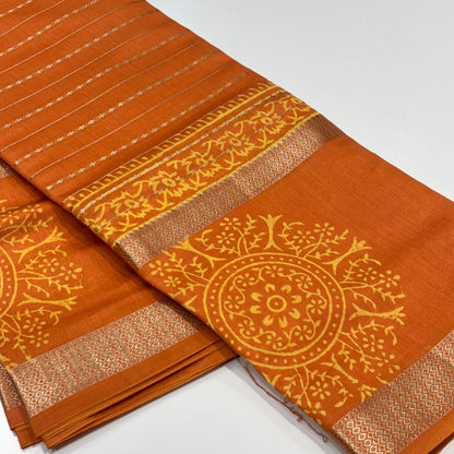 Mul Chanderi Cotton Saree