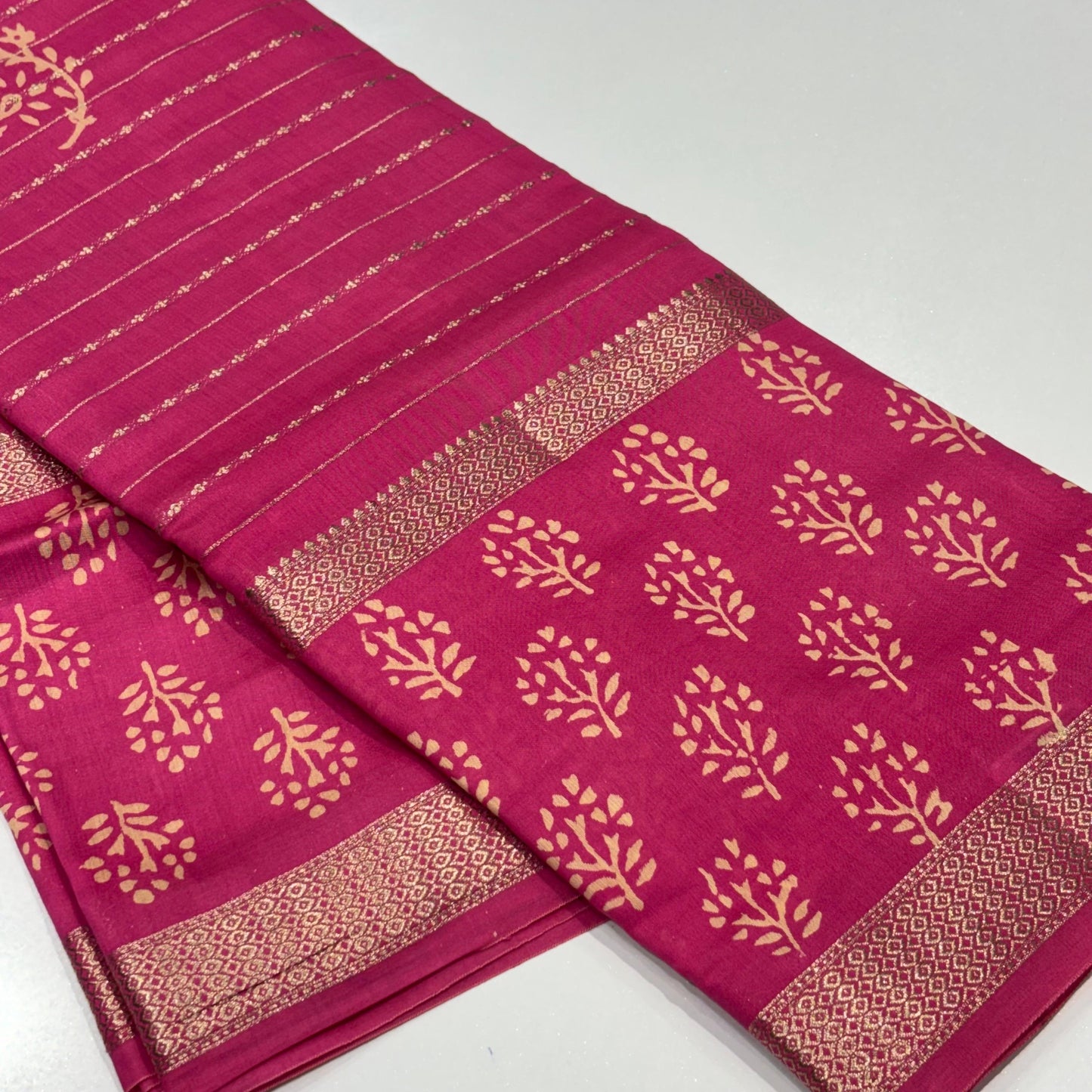 Mul Chanderi Cotton Saree