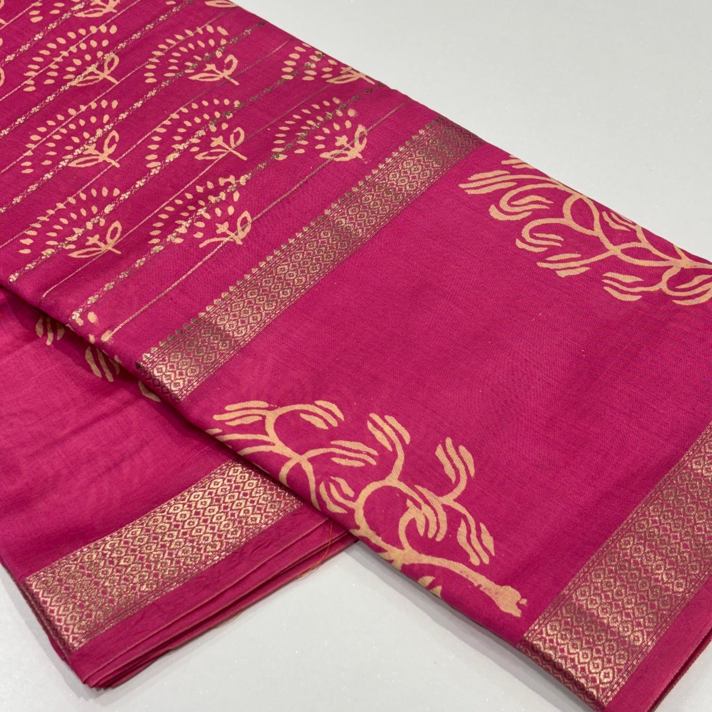 Mul Chanderi Cotton Saree