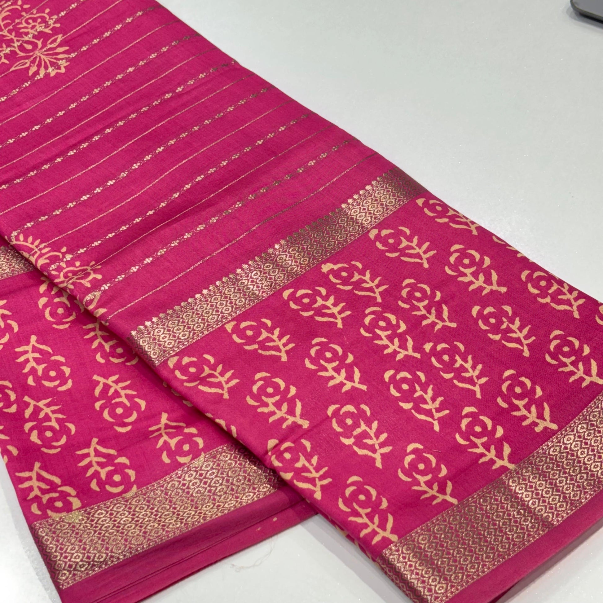 Mul Chanderi Cotton Saree