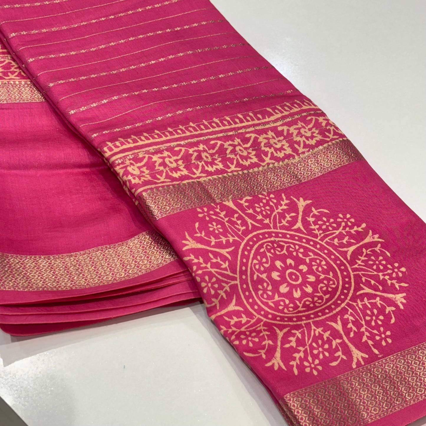 Mul Chanderi Cotton Saree
