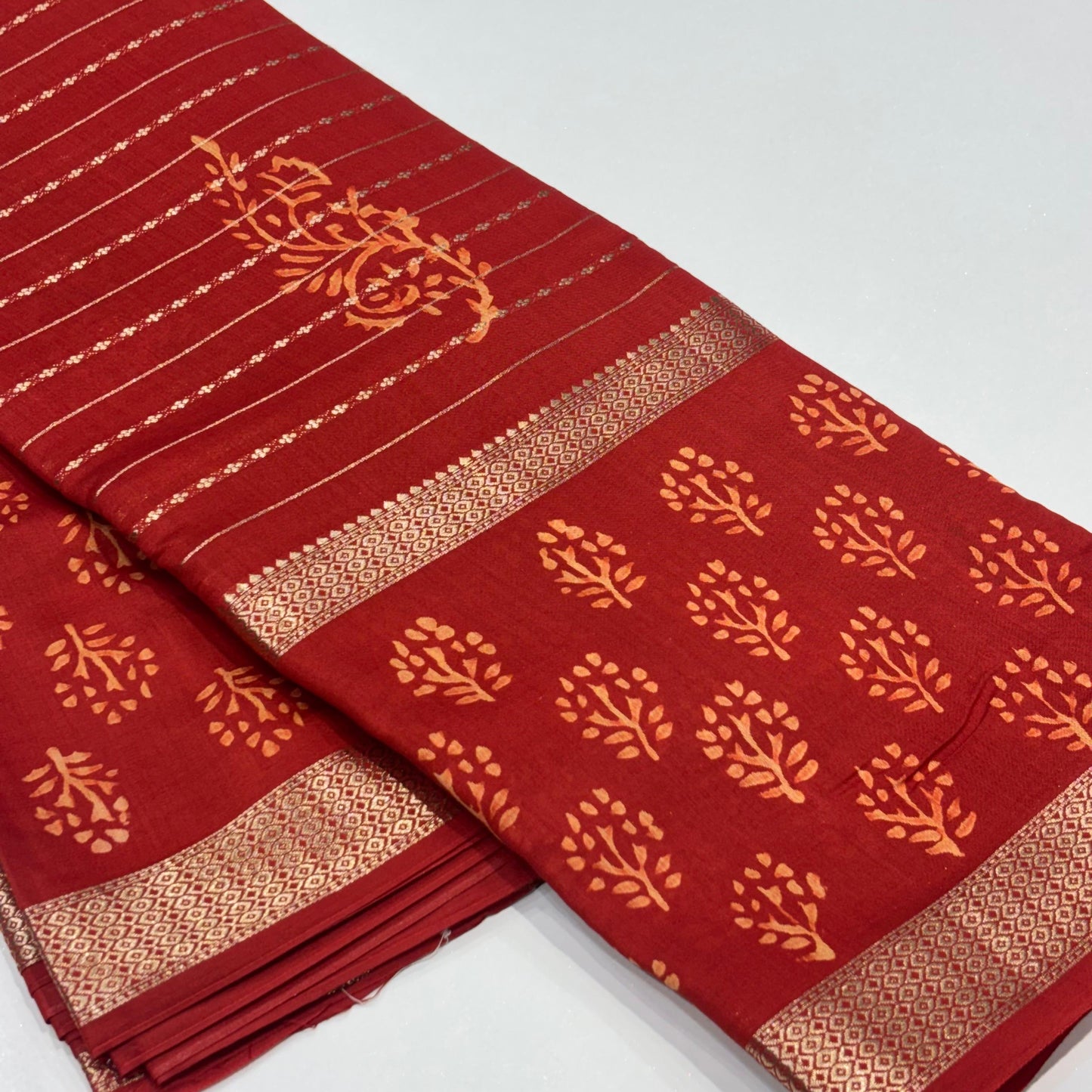 Mul Chanderi Cotton Saree