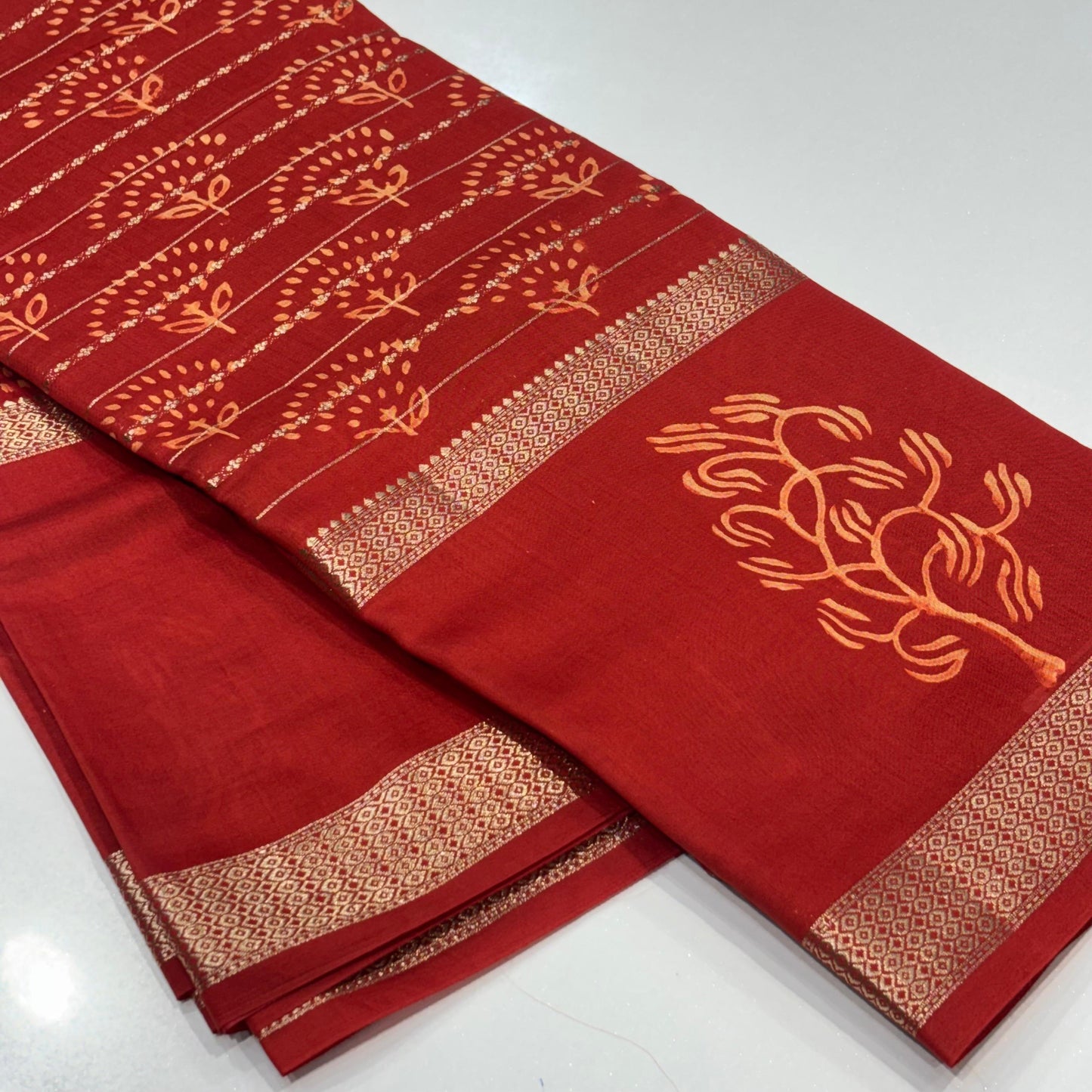Mul Chanderi Cotton Saree