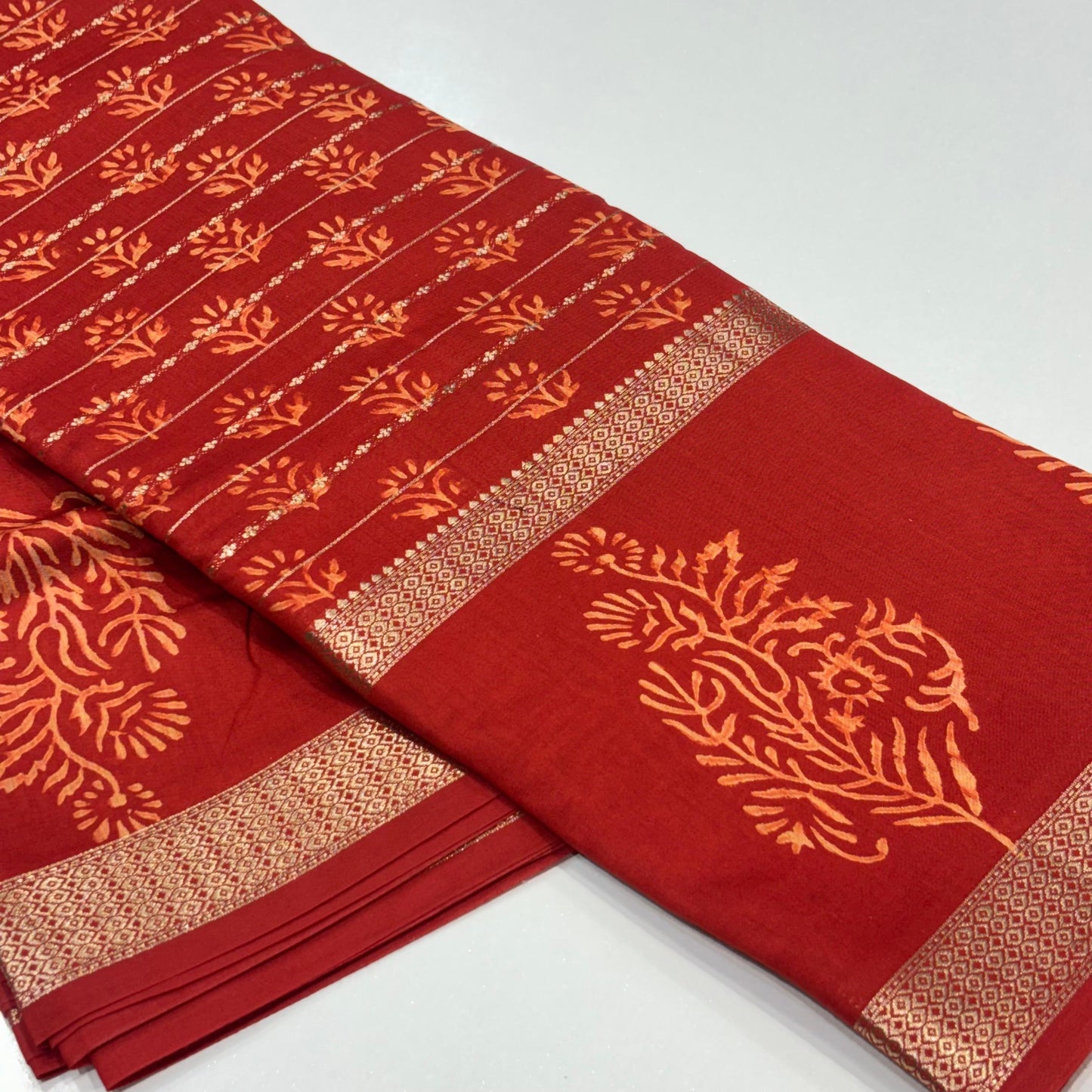 Mul Chanderi Cotton Saree