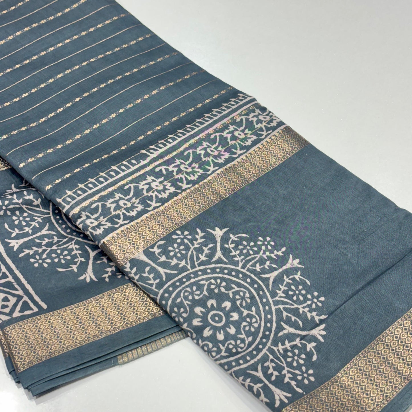 Mul Chanderi Cotton Saree