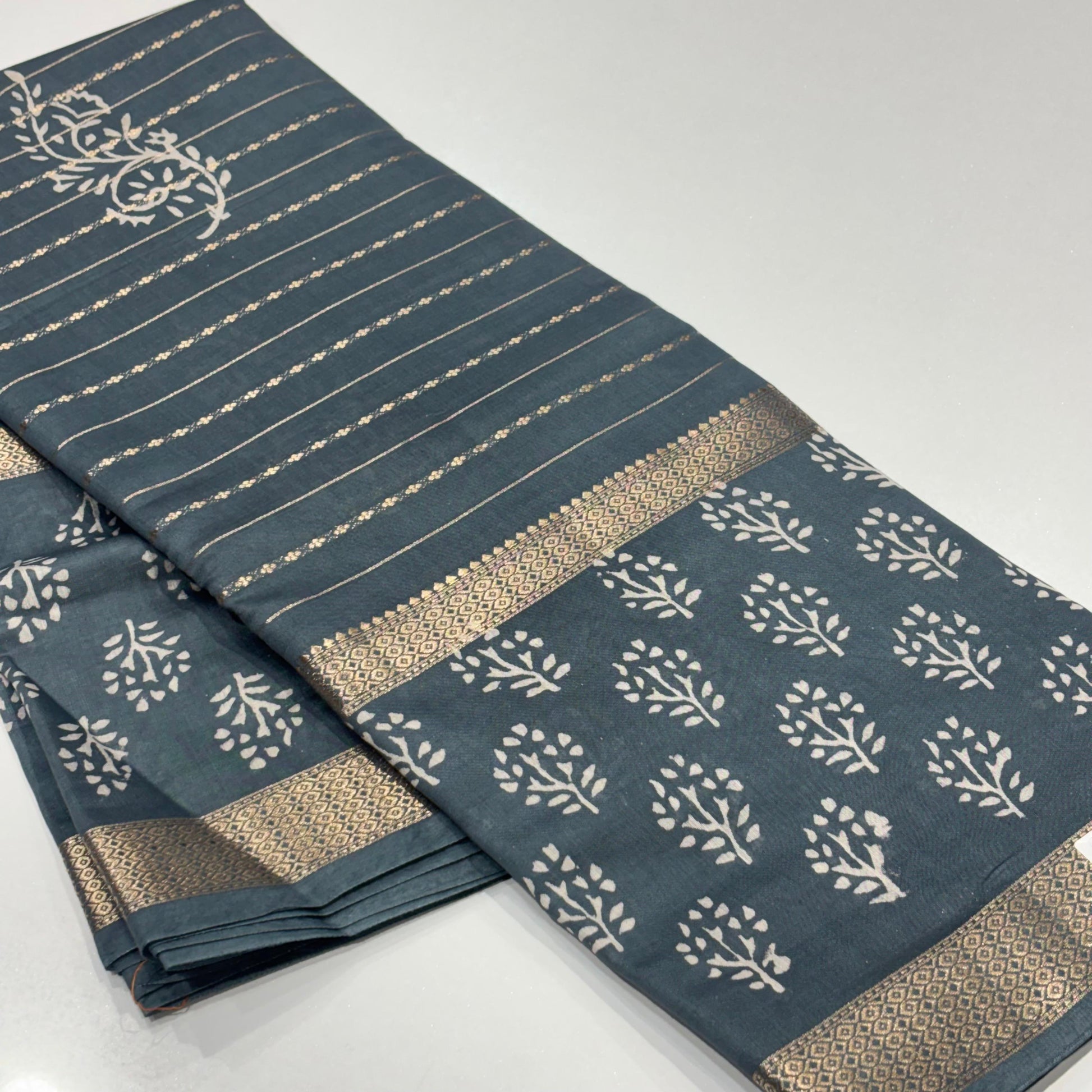 Mul Chanderi Cotton Saree