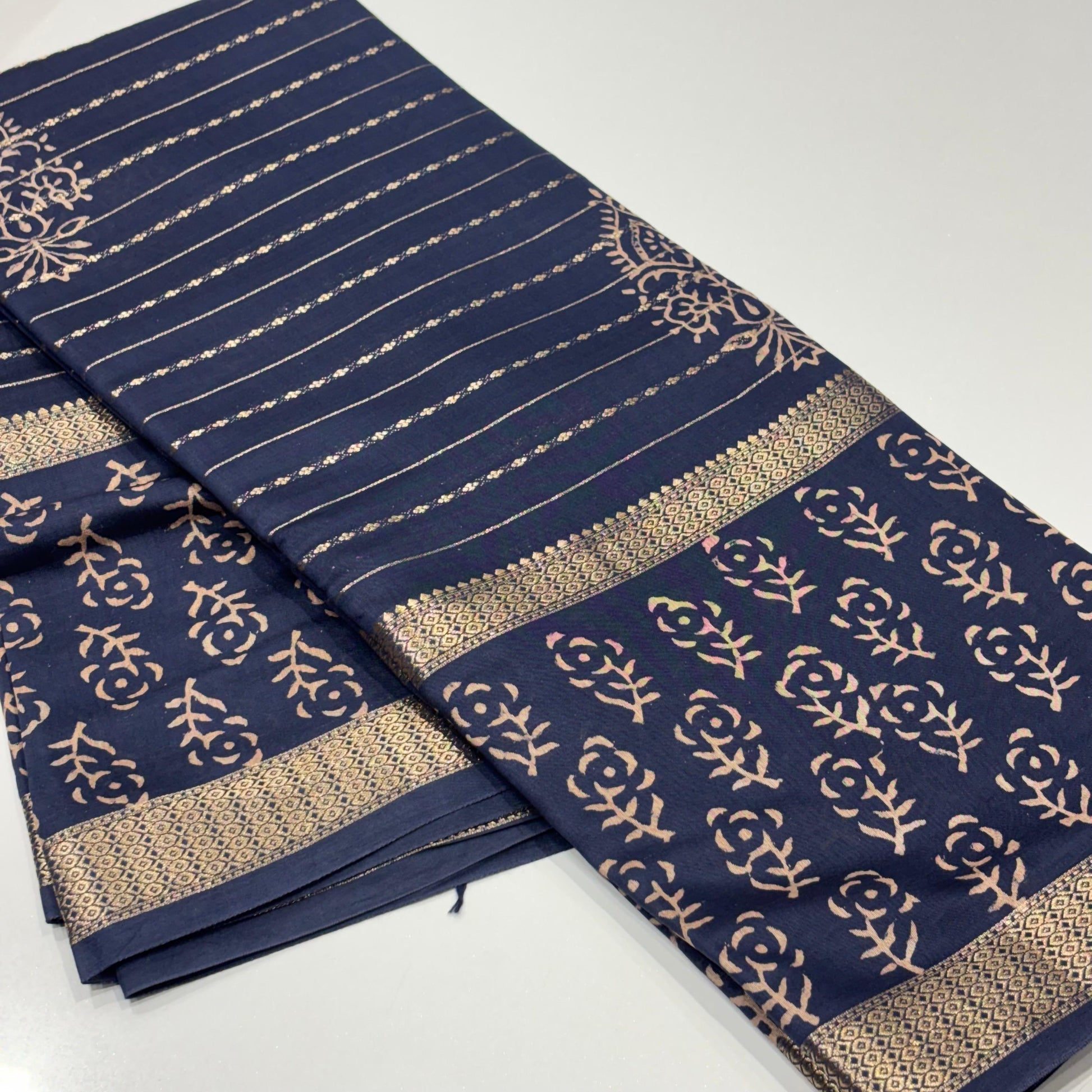 Mul Chanderi Cotton Saree